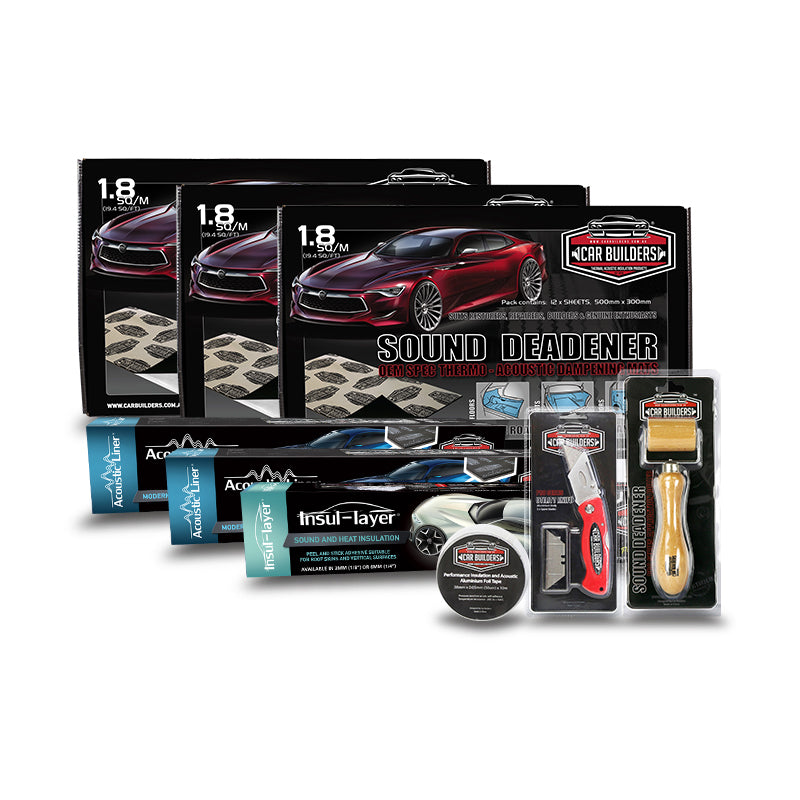 Car Builders PUP Pick Up Truck Sound Deadening Packs