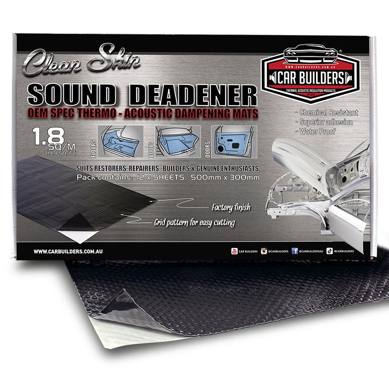 Car Builders SD12 Sound Deadener - 12 Sheets