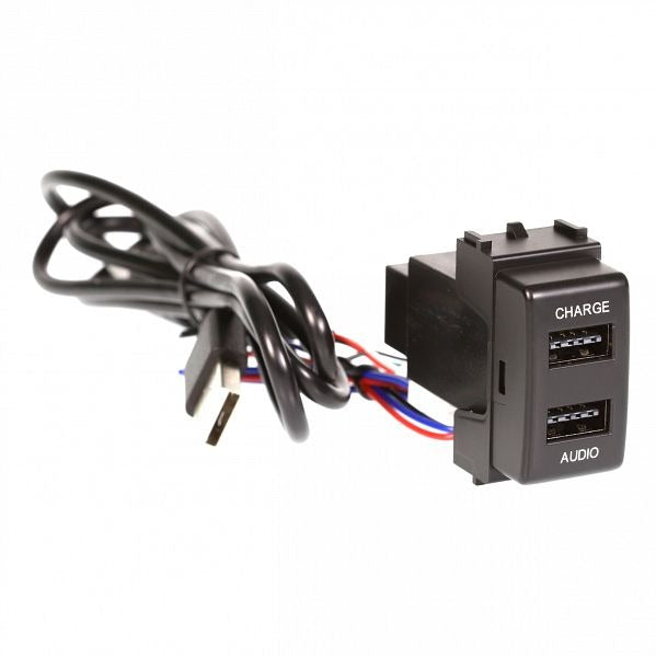 Aerpro APUSBNS2 Dual USB Charge & Sync Suit Nissan Various Vehicles (21mm × 36mm)