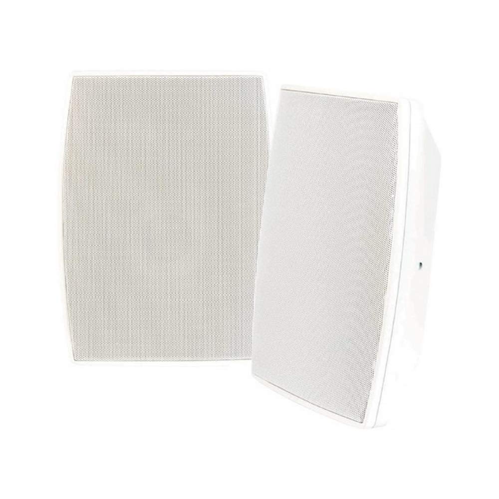 Studio Acoustics SAO300W 5" 2-Way 75W On-Wall/On-Desk/Indoor/Outdoor Speaker System - Pearl White (Paintable)