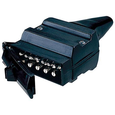Narva 82171BL Trailer Plug 12 Pin Flat