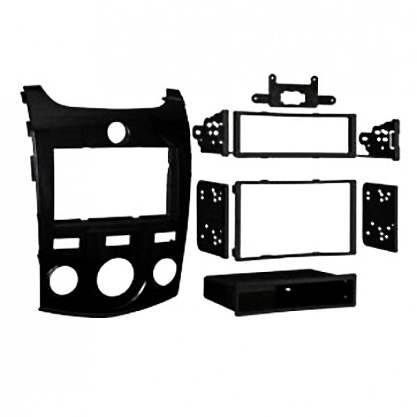 Aerpro 997338B Single/Double DIN Matte Black Facia Kit Suit Kia Cerato TD 2009 - 2013