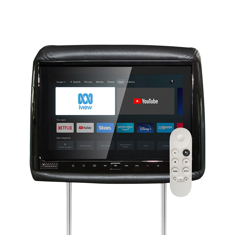 HiTV 9V DVD SMART TV PRO 9" V Series DVD Plus Smart TV Headrest - Single