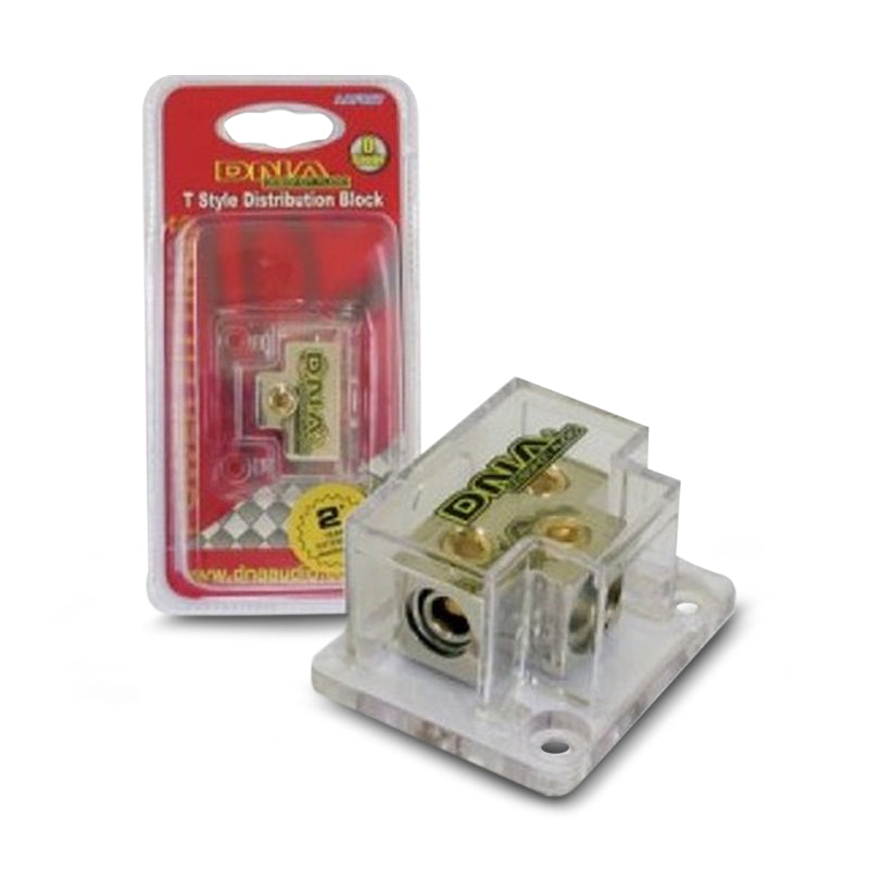 DNA AAF007 T Style Power Distribution Block 0/2 Gauge To 4/8 Gauge