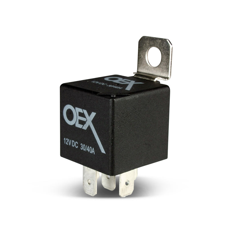OEX ACX1941RBL Mini Relay 12V Change Over 30/40A - Resistor Protected, Sealed