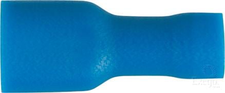 OEX ACX3024 Crimp Terminal Female Blade Blue Entry 6.3 x 0.8mm Vinyl 100 Pce