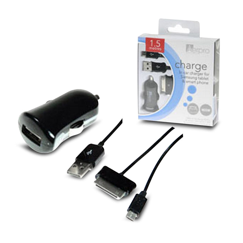 Aerpro ADM76 12V USB Charger with Samsung Tablet Connector