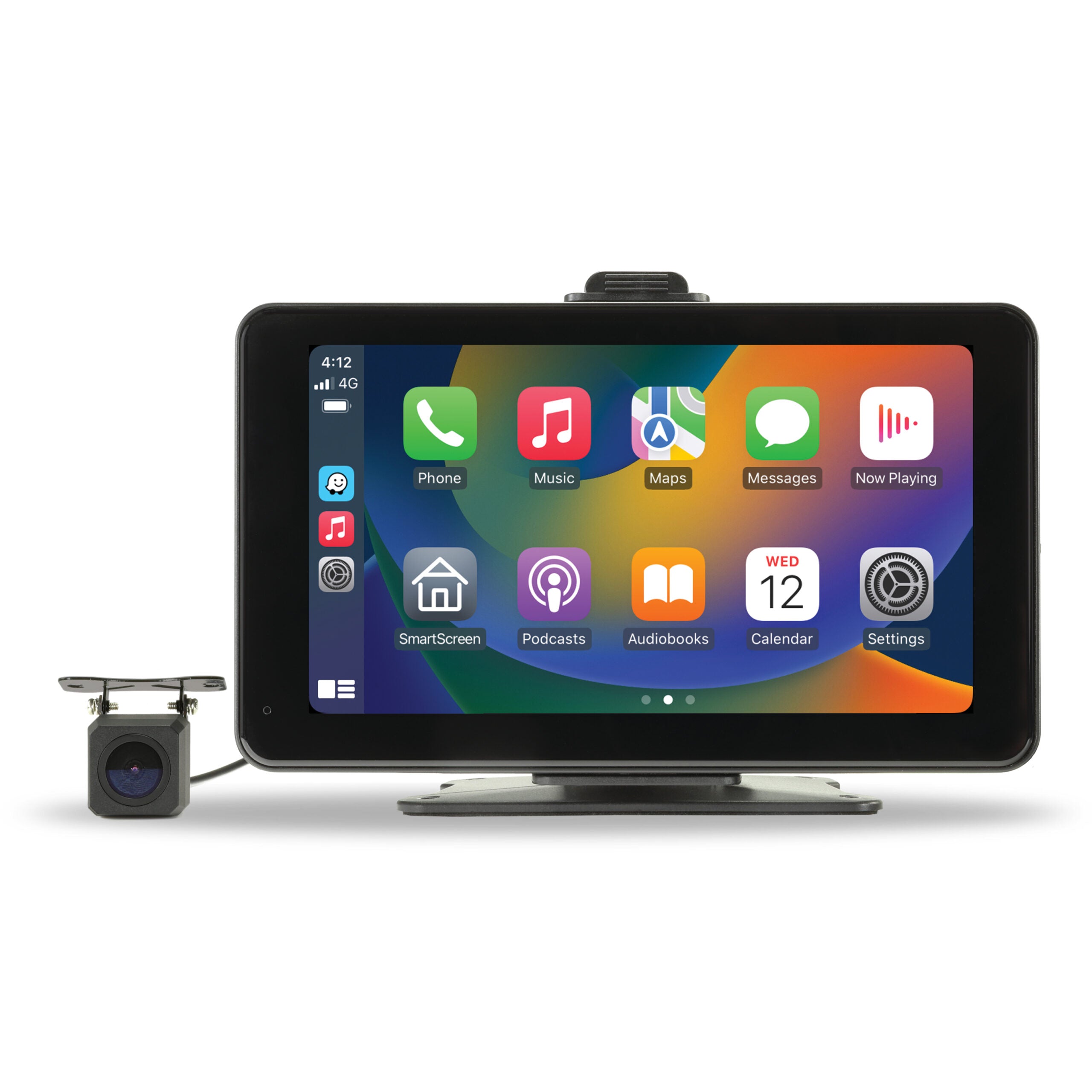 Aerpro AM7CPAAM 7" Wireless Smartphone Monitor With Reverse Camera (Adhesive Mount)