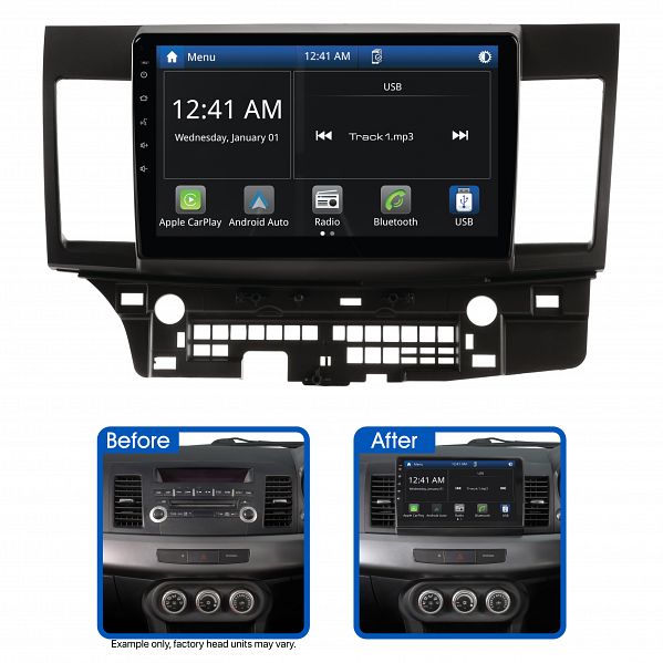 Aerpro AMMB4 10" Multimedia Receiver Suit Mitsubishi Lancer 2007 - 2010 (Non-Amplified)