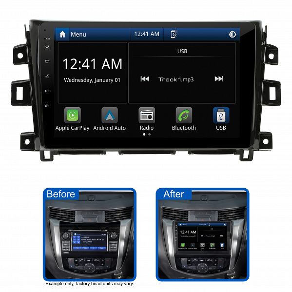 Aerpro AMNI13 10" Multimedia Receiver Suit Nissan Navara 2015 - 2019 (Factory Navigation Models)