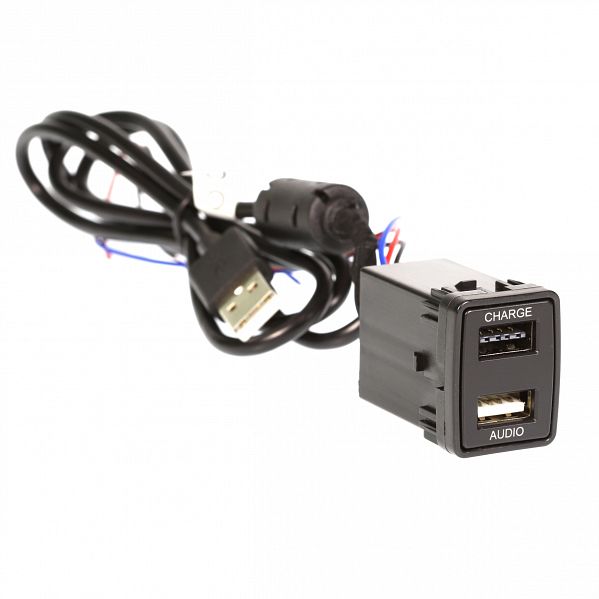 Aerpro APUSBNS1 Dual USB Charger for Nissan Navara, Pathfinder and X-Trail
