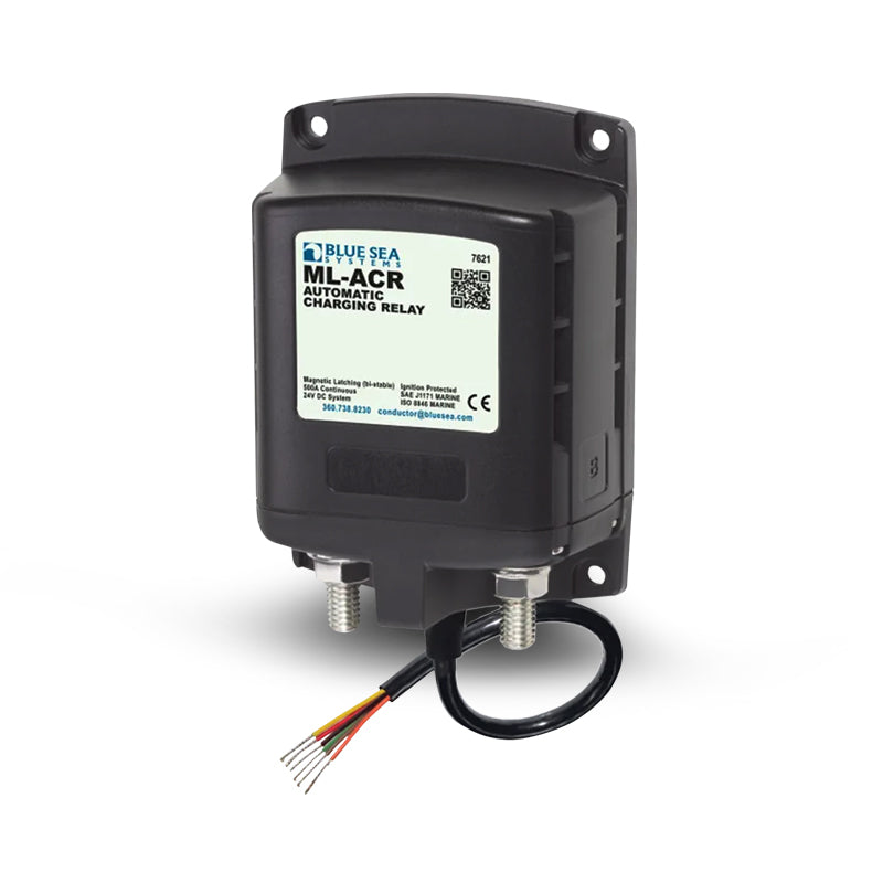 Blue Sea Systems BS-7621B ML Series 500A 24V Auto Charge Relay