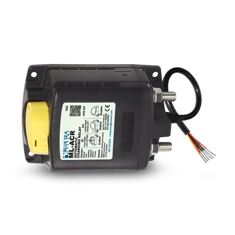 Blue Sea Systems BS-7622B ML Series 500A 12V MC Auto Charge Relay