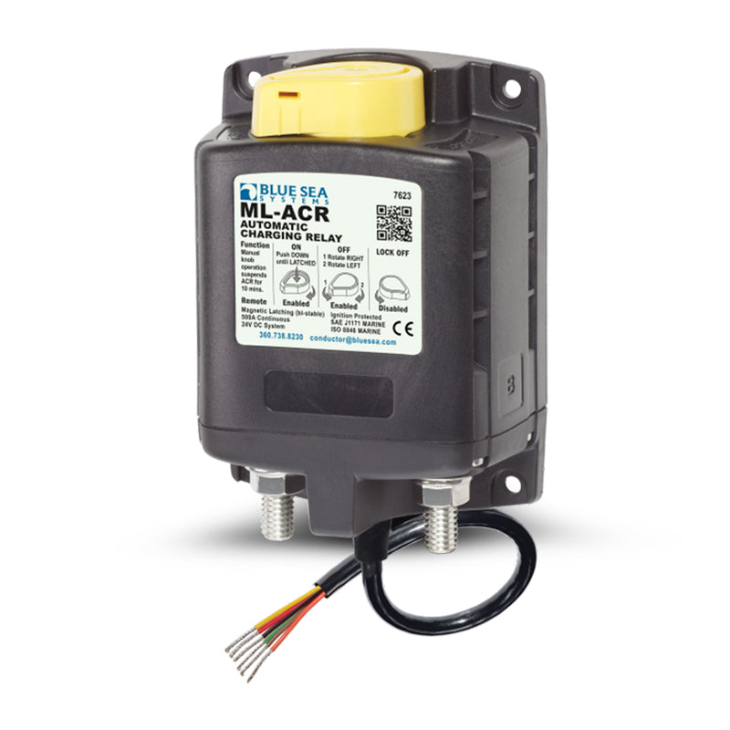 Blue Sea Systems BS-7623B ML Series 500A 24V MC Auto Charge Relay