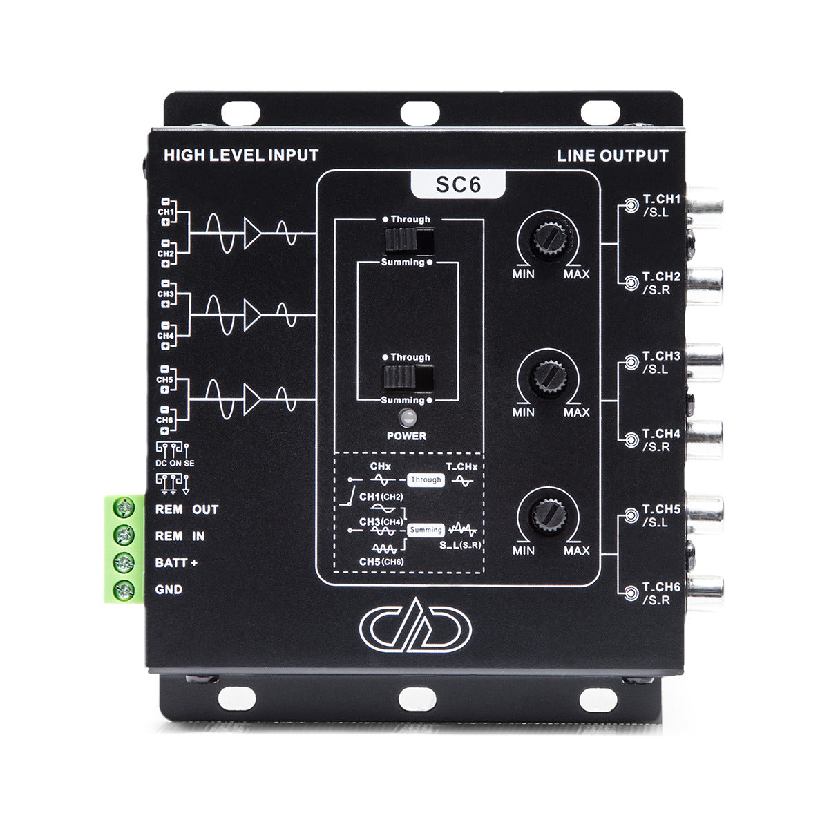 DD Audio DD-SC6 6-Channel Line Output Signal Converter