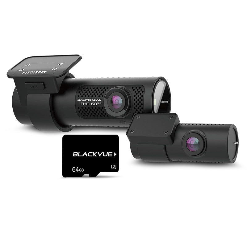 BlackVue DR750X-2CH-64-PLUS Full HD Dual Dashcam System With 64GB Memory Card