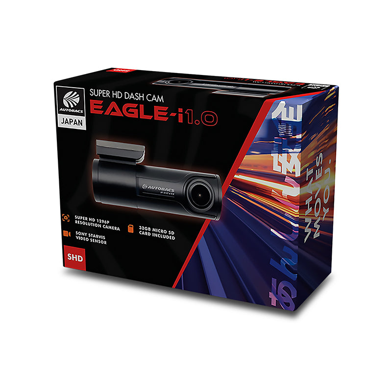 Autobacs EAGLEI1.0 Super HD Dash Cam WI-FI DVR