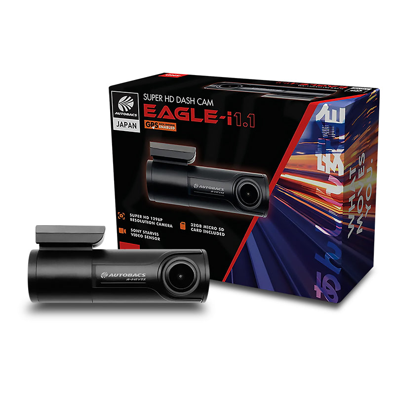 Autobacs EAGLEI1.1 Super HD Wi-Fi GPS DVR Dash Camera