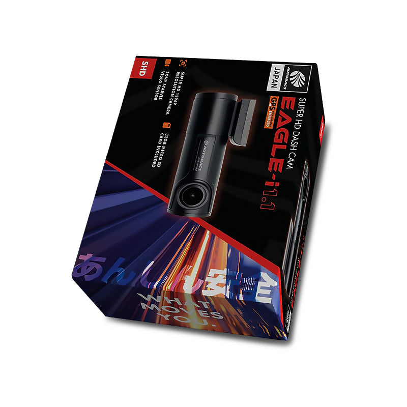 Autobacs EAGLEI1.1 Super HD Wi-Fi GPS DVR Dash Camera