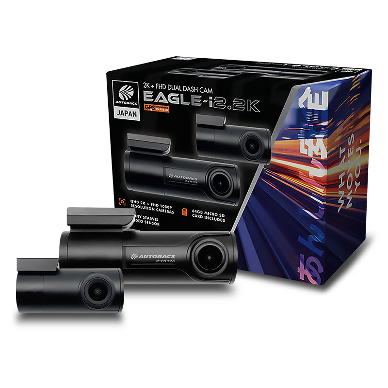 Autobacs EAGLE I2.2K 2K+FHD DUAL Dashcam