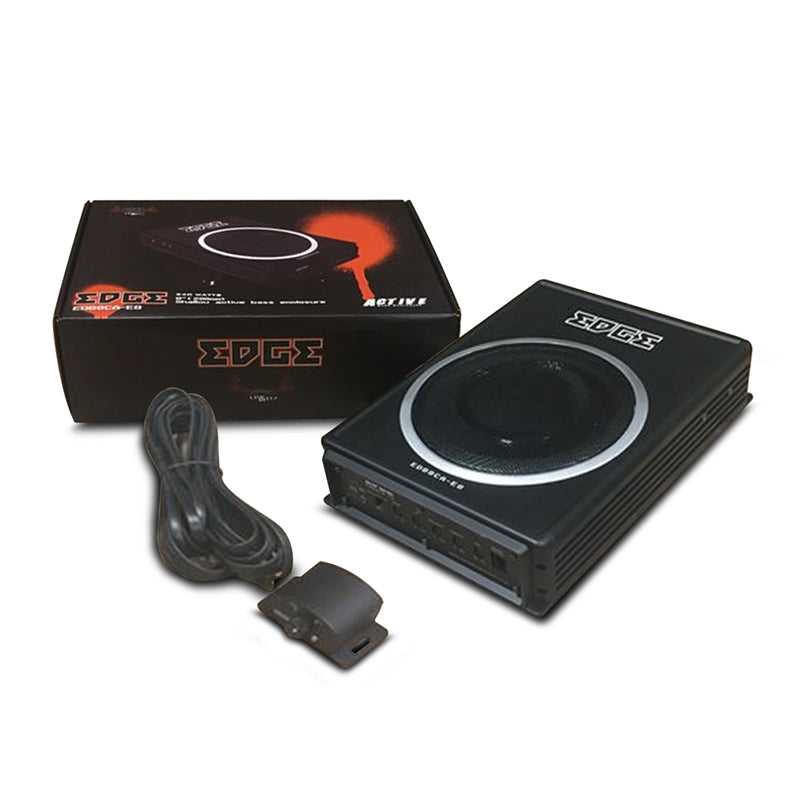 Edge EDB8CA-E8 Active 240 Watts Compact Slim Underseat Subwoofer