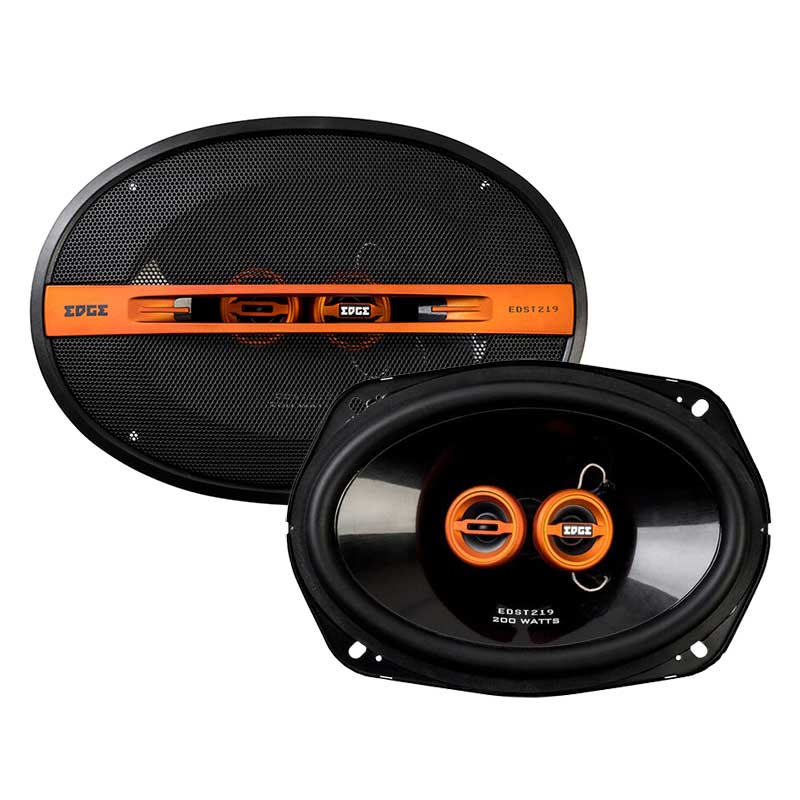 Edge EDST219-E6 6x9" 200 Watts Street Series 3-Way Coaxial Speakers