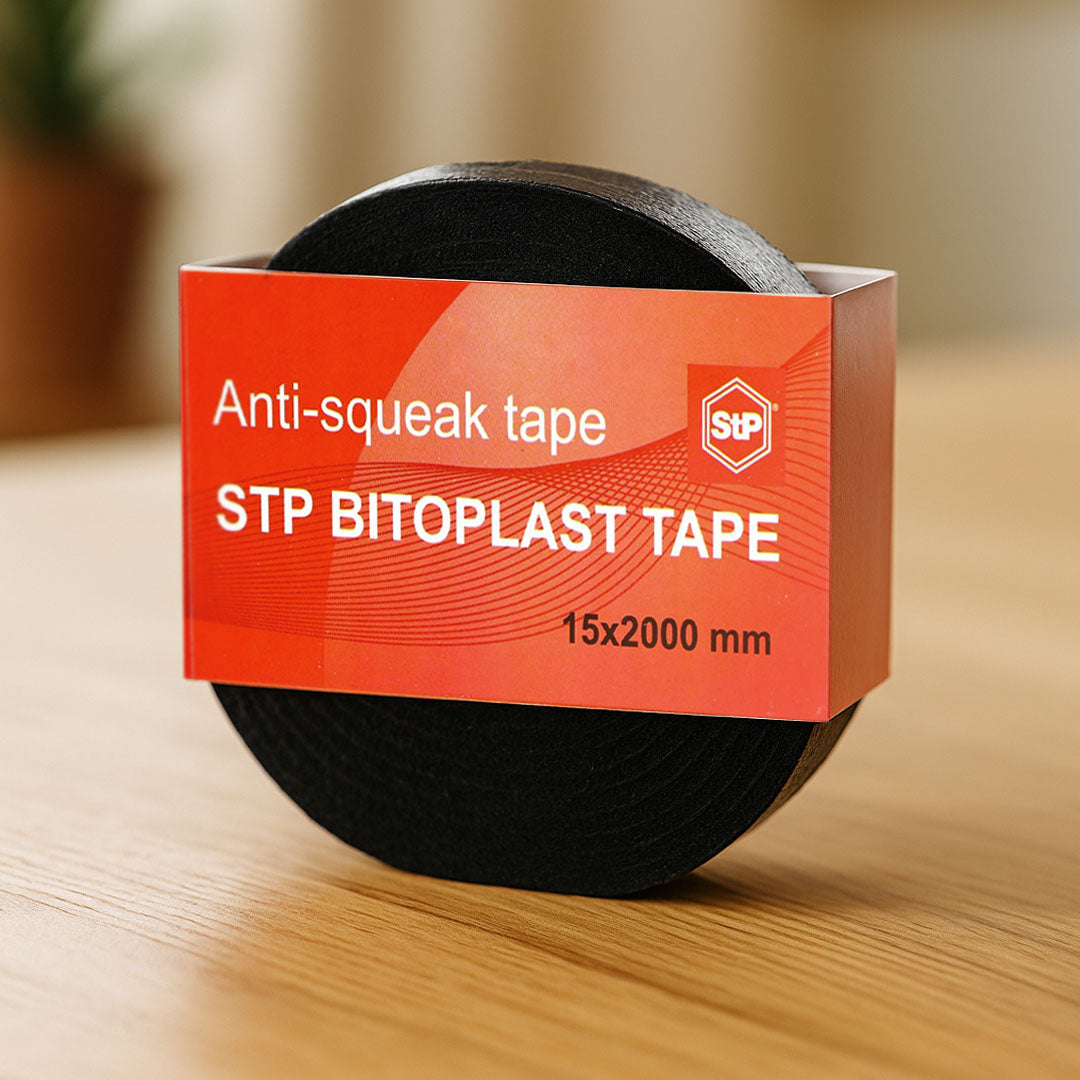 Premium Sound Deadening & Speaker Seal Kit - STP Damping Sheets, SoundSkins Rings, and STP Anti-Squeak Tape