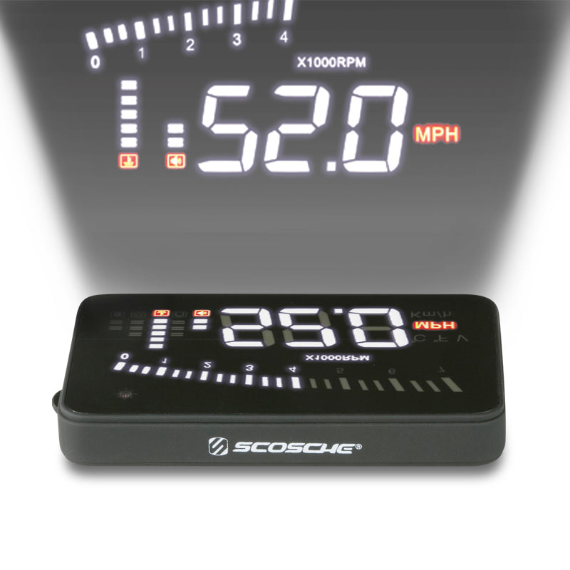 Scosche HUD2 HeadsUp OBDII - Add-On Heads Up LED Display