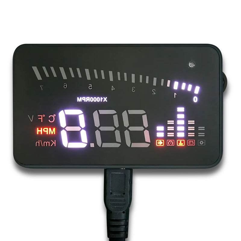 Scosche HUD2 HeadsUp OBDII - Add-On Heads Up LED Display