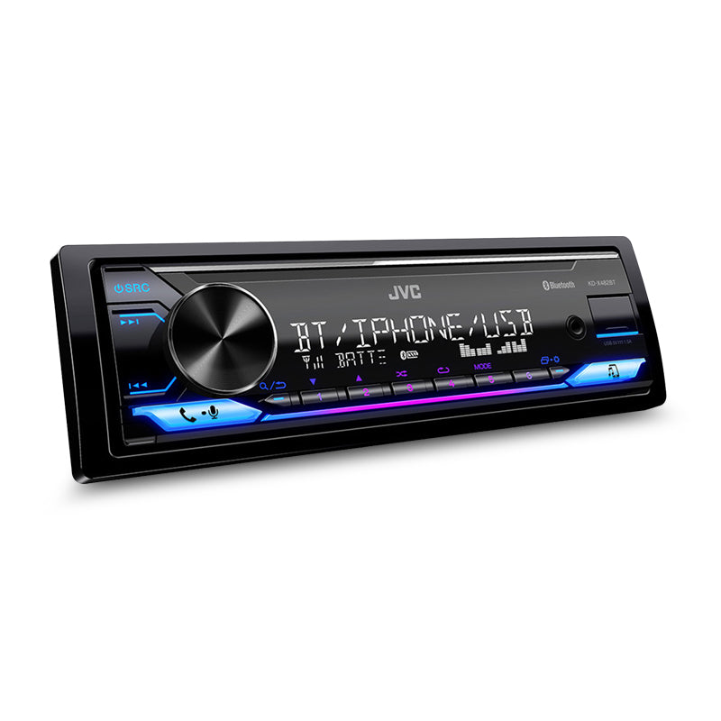 JVC KD-X482BT Single DIN USB Bluetooth Digital Media Head Unit