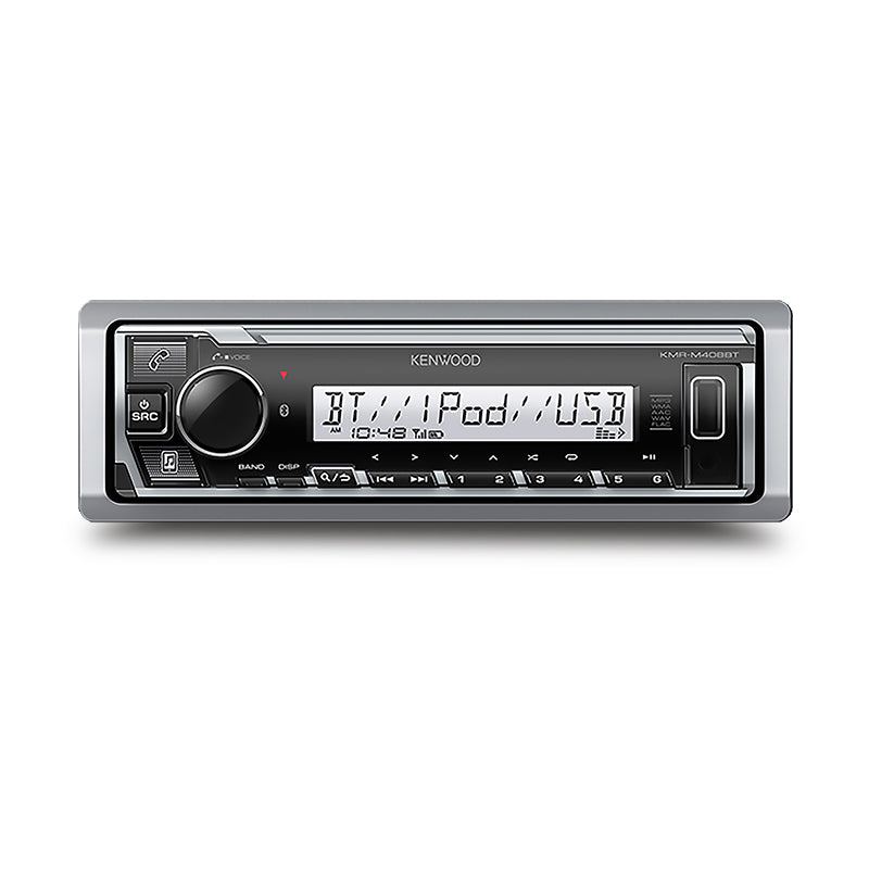 Kenwood KMR-M408BT Marine Digital Media Receiver with Bluetooth