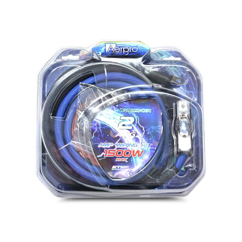 Aerpro MX02 MAXCOR 2AWG Amp Power Install Kit