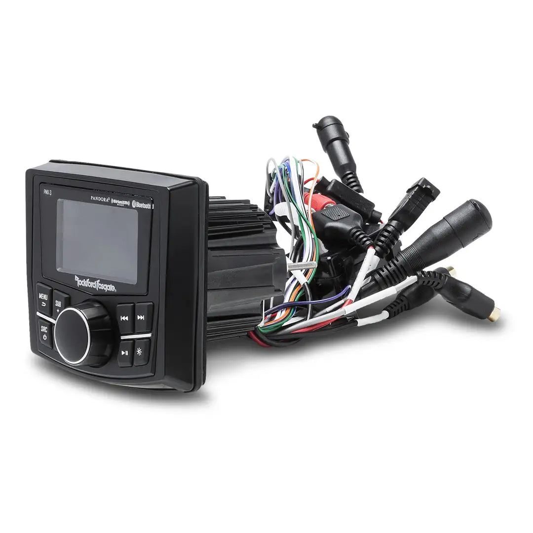 Rockford Fosgate PMX-3 Compact Digital Media Receiver w/ 2.7" Display
