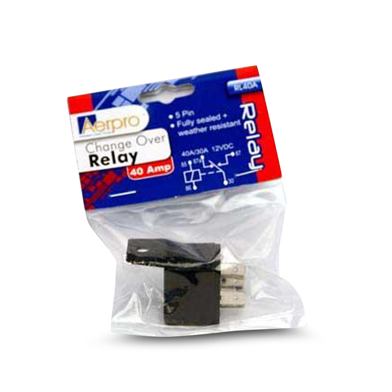 Aerpro RL40A 40A 5 Pin Change Over Relay