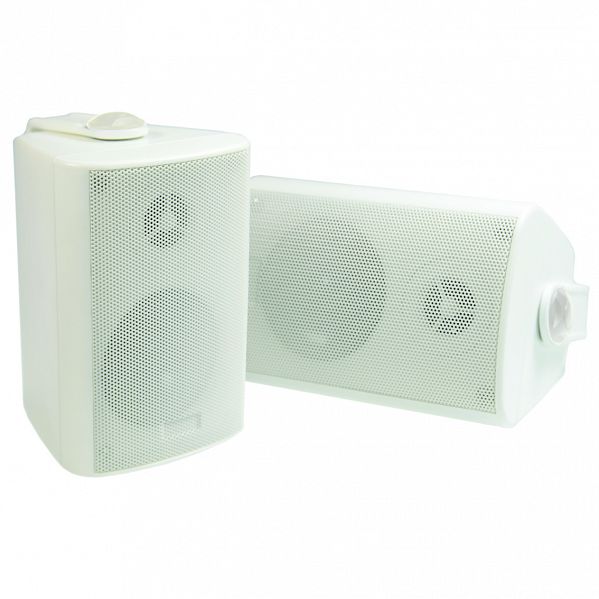 Studio Acoustics SA400W 30W 3" 2-Way White Indoor/Outdoor Universal Speaker - Pair