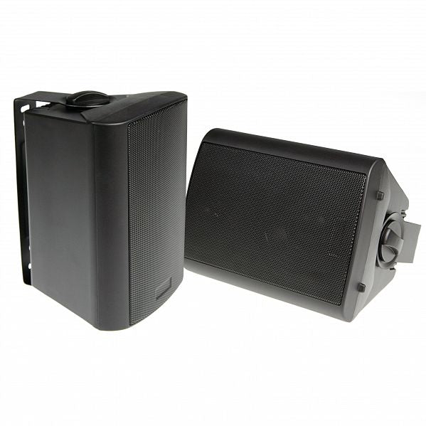 Studio Acoustics SA500B 4" 60W 2-Way Black Indoor/Outdoor Universal Speaker - Pair
