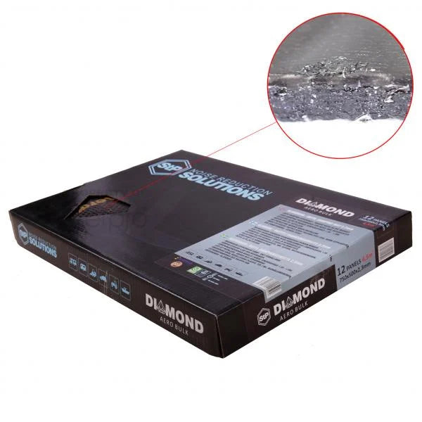 STP STPABULK | STP DIAMOND LINE AERO: 2.3MM VIBRATION-DAMPING AND SOUND-PROOFING MATERIAL (BULK PACK)