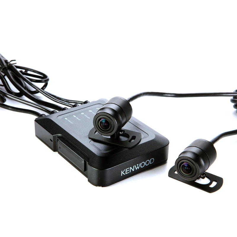 Kenwood STZ-RF200WD 1080P HD Motorsports Dual Dashcam With 32GB Micro-SDHC Card