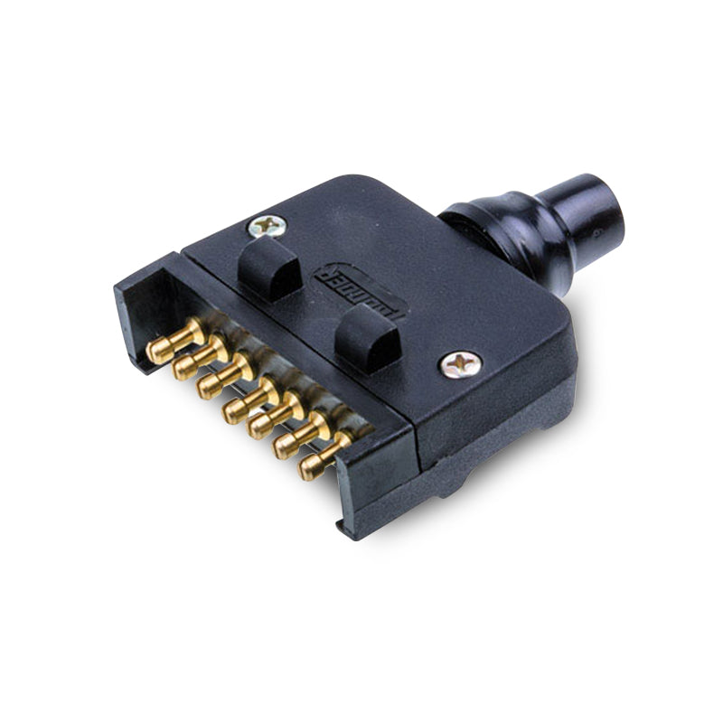 Thunder TDR06905 7 Pin Plastic Flat Trailer Plug
