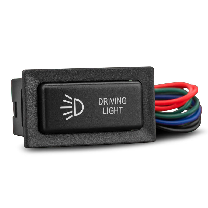 STEDI TOY-80-DRIVE Horizontal Toyota Driving Light Push Button Switch To Suit 80 Series Landcruiser