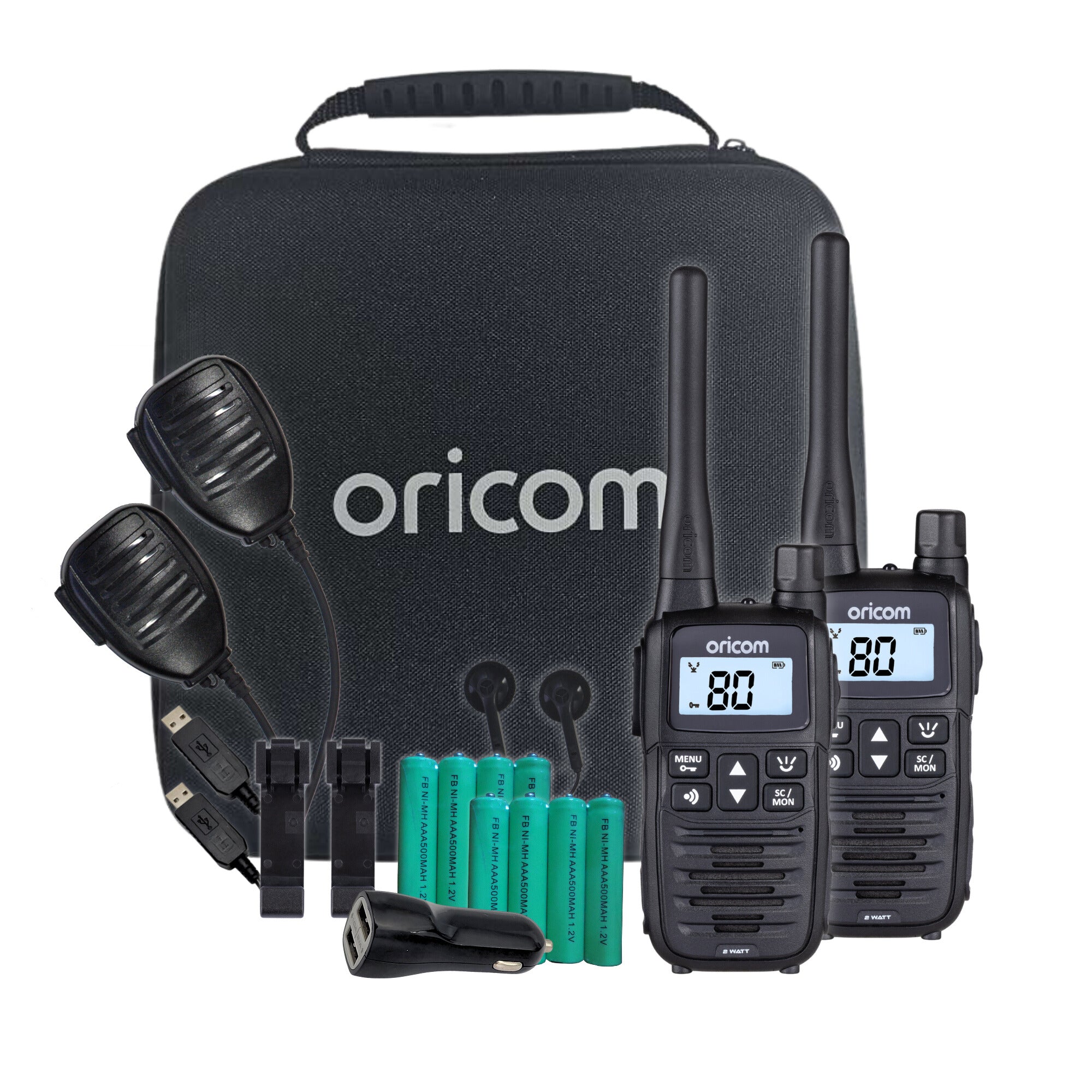 Oricom UHFTP2400 2W Handheld UHF CB Radio Trade Pack