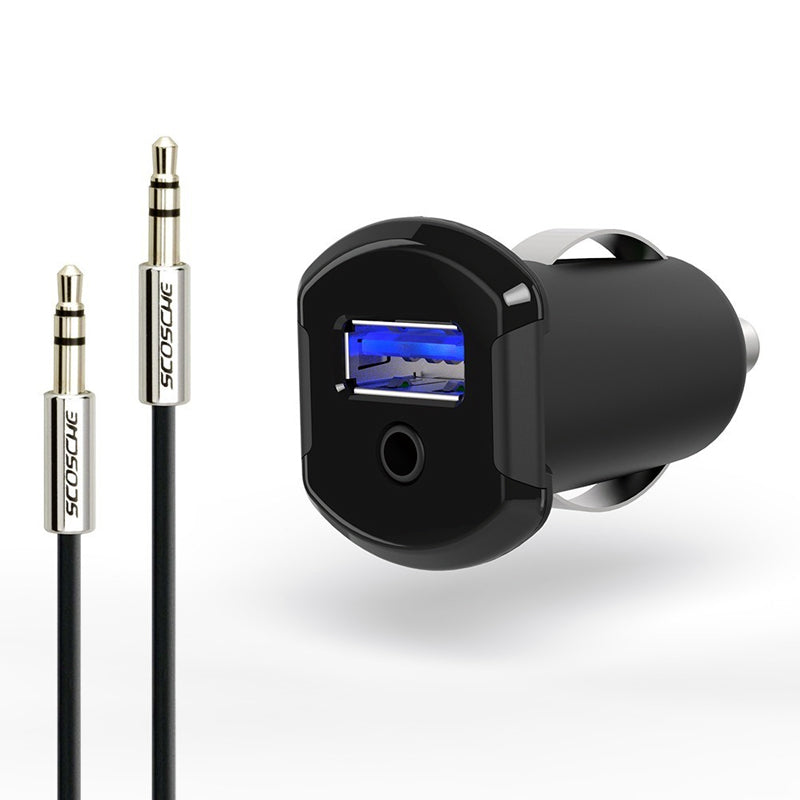 Scosche USBCAi StrikeDrive Converter - Car Aux-In Audio Converter for Lightning Devices