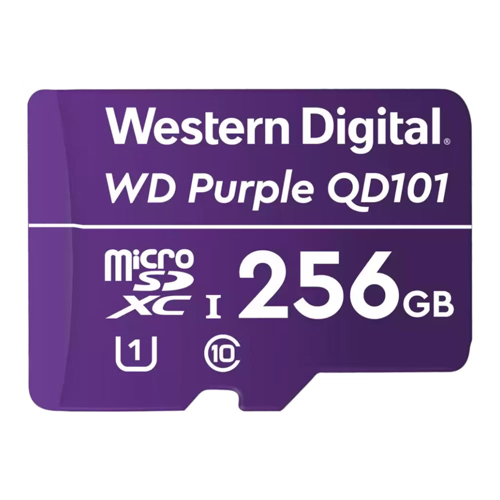 Western Digital WD-256 Purple SC QD101 Ultra Endurance microSD Card - 256GB
