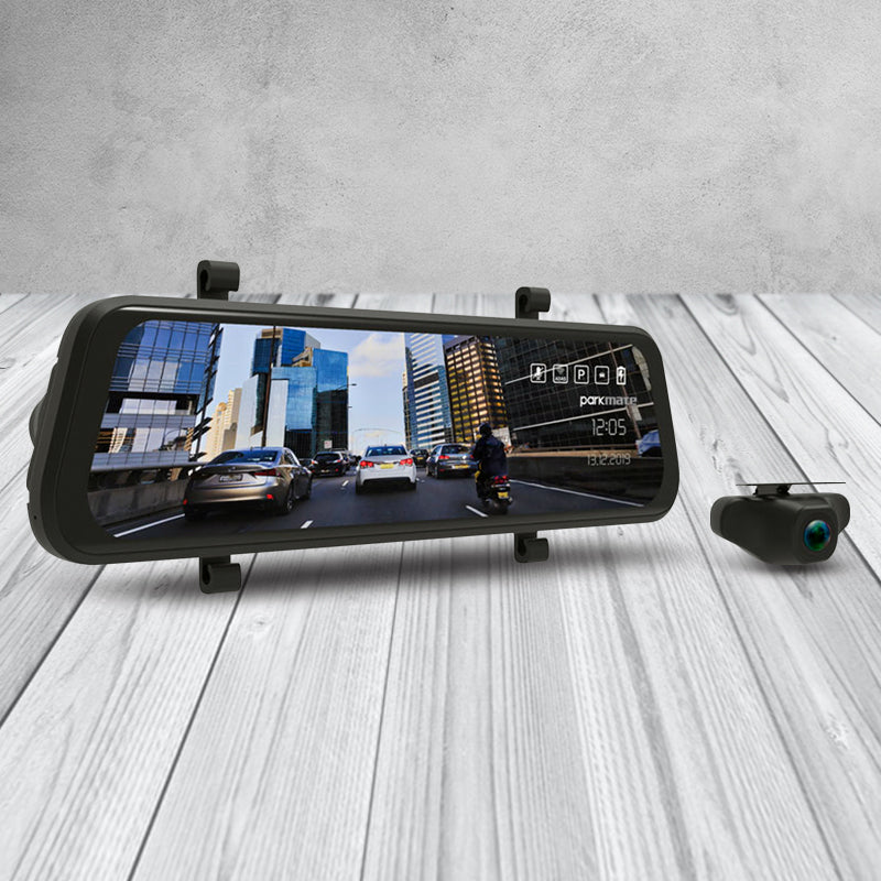 Parkmate MCPK-962DVR 9.66” Touch Screen DVR Mirror