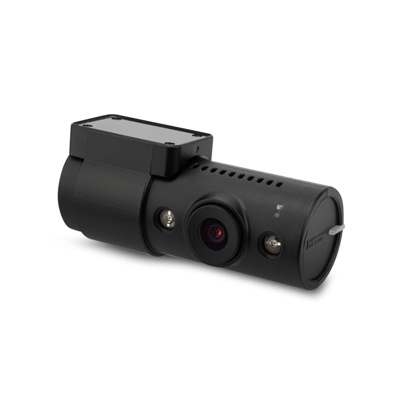 A BlackVue interior IR camera designed to be mounted on the inside of a vehicle's rear windshield, shown in black color.