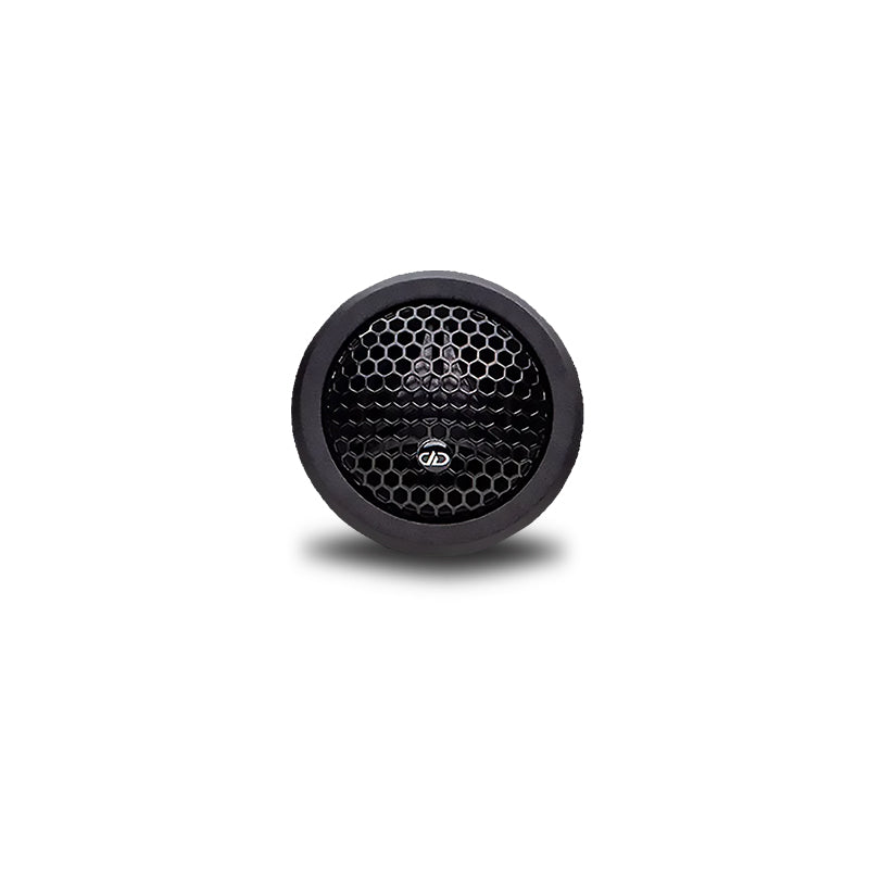 D-C6.5b Audibly Elegant 6.5-inch speakers front view showing precision glass cone and sleek high-fidelity design.