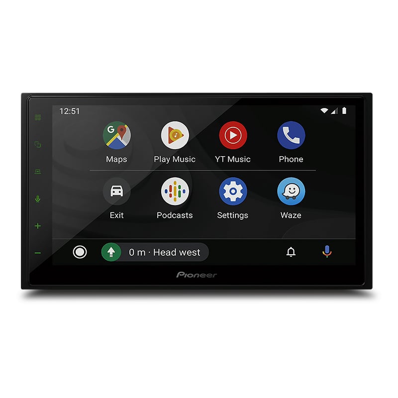 pioneer-dmh-z5350bt showing multiple apps