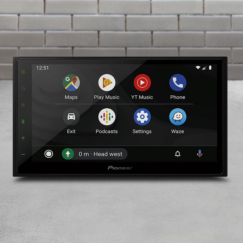 pioneer-dmh-z5350bt with brick background