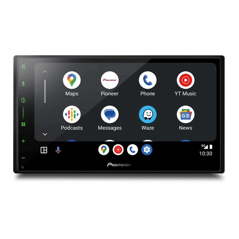 Pioneer SPH-DA77DAB 6.8 Wireless AV Receiver with DAB+ Digital Radio showing apps with black theme