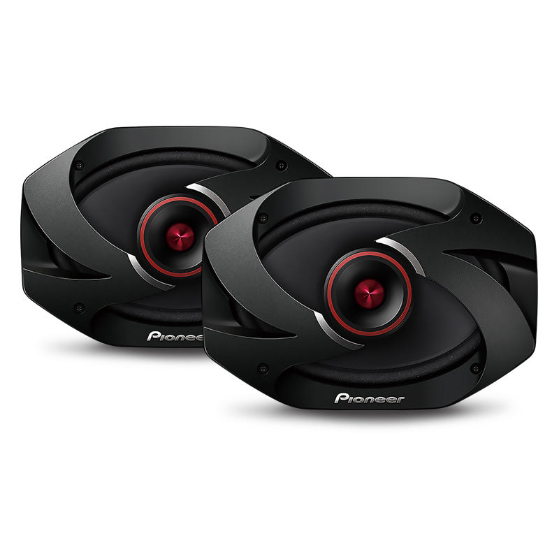 A pair of Pioneer TS-6900PRO PRO Series 6x9 inch 600W 2-Way Car Speakers.